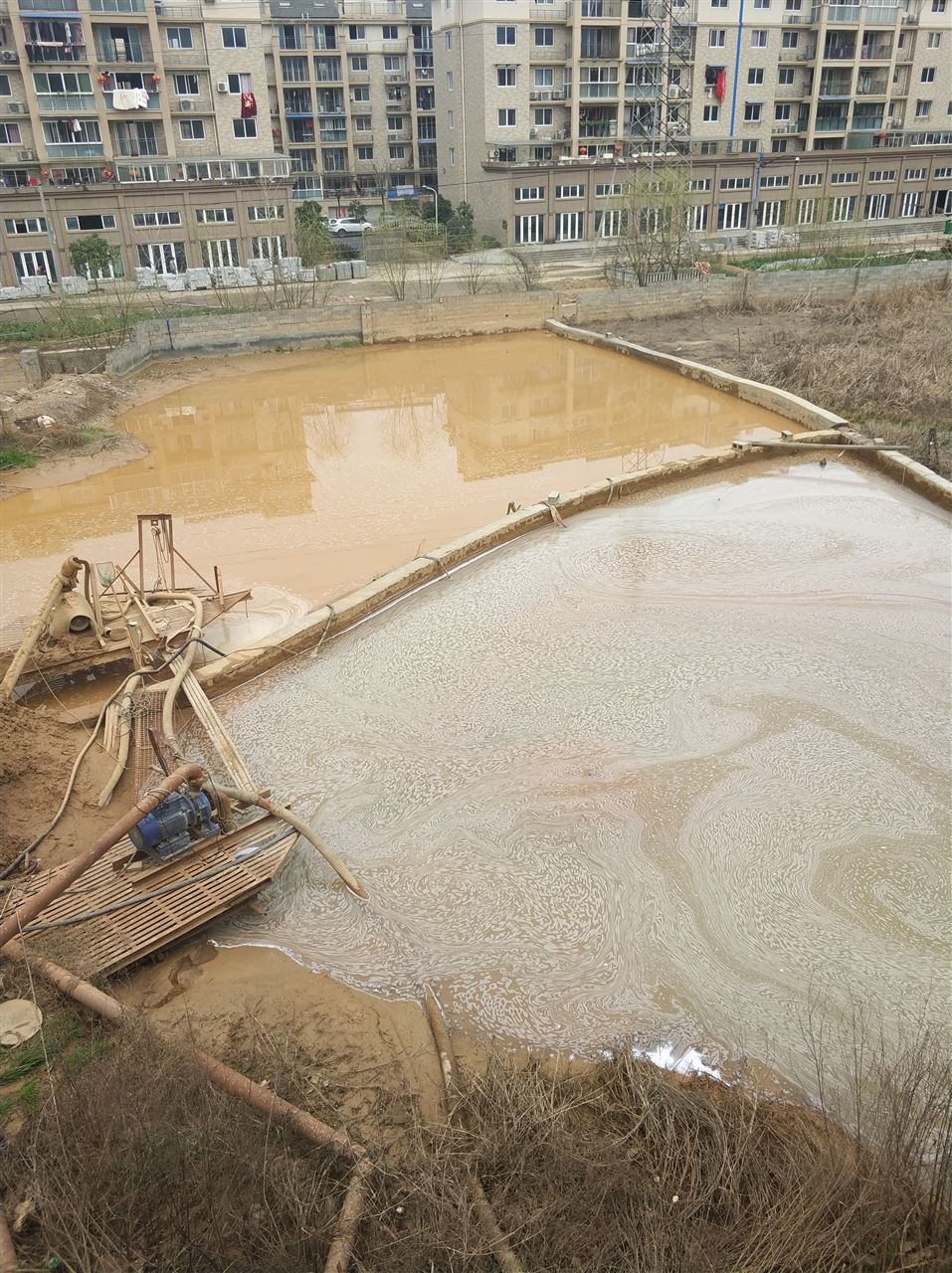 万载沉淀池淤泥清理-厂区废水池淤泥清淤