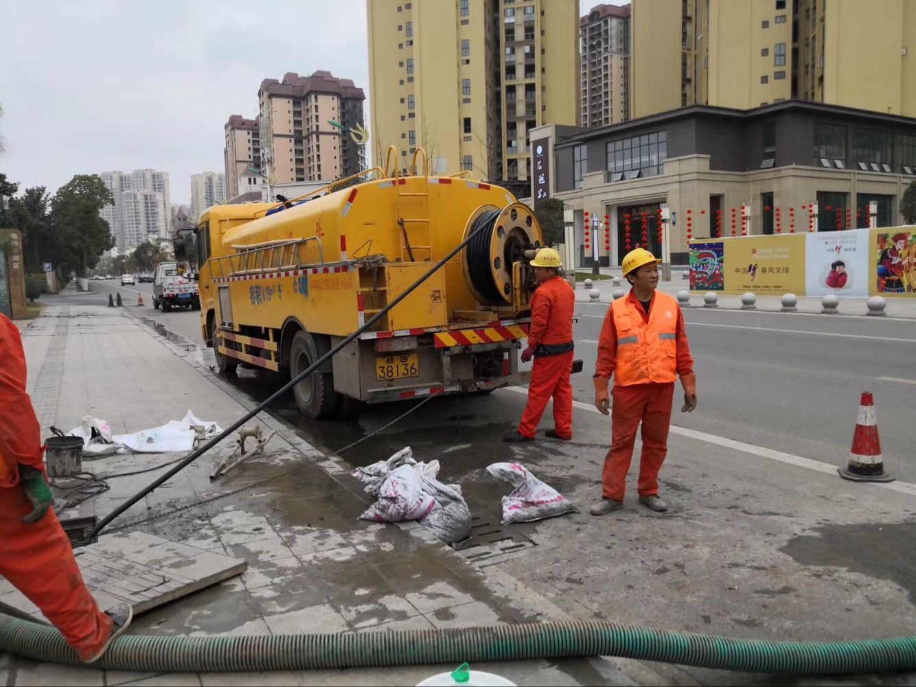 万载排污管道清淤-管道清洗